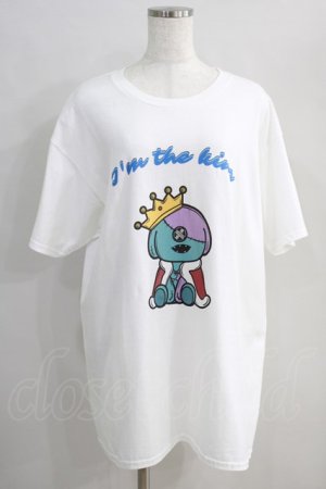 画像: NieR Clothing / KING ONE君 CUTSEW【I’m the king】  白 H-24-08-21-1023-PU-TO-KB-ZT311