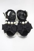 画像1: Swankiss / Ribbon Sandal L ブラック H-24-08-22-054-CA-SH-NS-ZH (1)