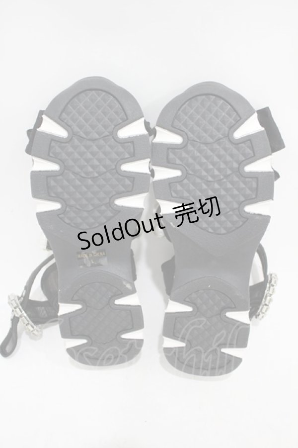 画像3: Swankiss / Ribbon Sandal L ブラック H-24-08-22-054-CA-SH-NS-ZH (3)