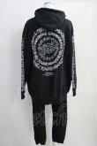 画像3: KRY CLOTHING / パーカーセットアップ  黒 H-24-08-25-053-EL-JA-KB-ZH (3)