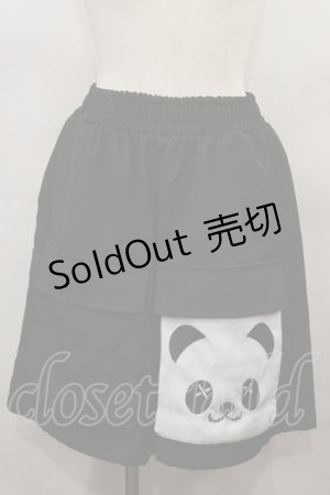 画像: NieR Clothing / PANDA POCKET PANTS  黒 H-24-08-29-1025-PU-PA-KB-ZH