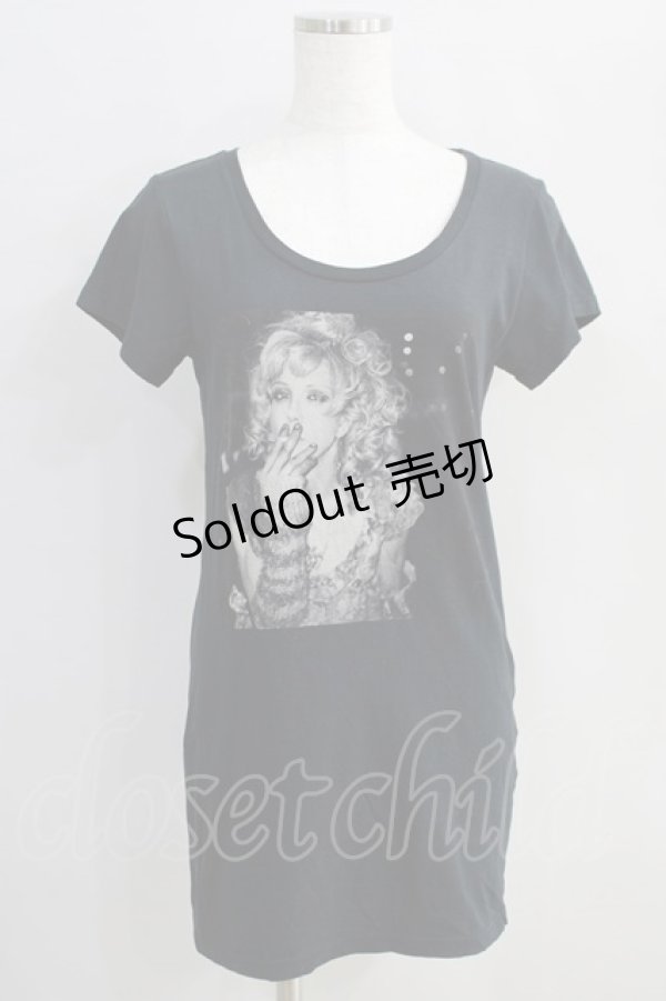 画像1: HYSTERIC GLAMOUR / COURTNEY LOVE Tシャツ  黒 H-24-08-30-041-PU-TO-KB-ZH (1)