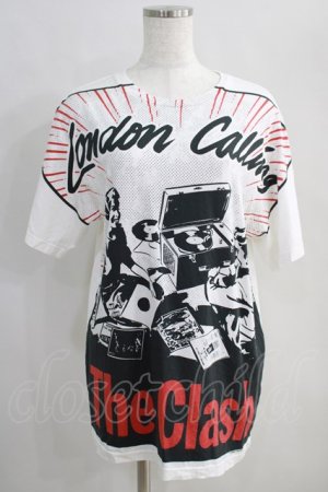 画像: HYSTERIC GLAMOUR / THE CLASH/LONDON CALLING Tシャツ  白 H-24-08-30-048-PU-TO-KB-ZT049