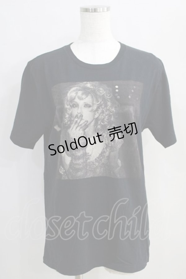 画像1: HYSTERIC GLAMOUR / COURTNEY LOVE Tシャツ M 黒 H-24-08-30-071-PU-TO-KB-ZH (1)