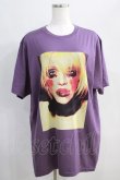 画像1: HYSTERIC GLAMOUR / COURTNEY LOVE Tシャツ XL パープル H-24-08-30-073-PU-TO-KB-ZH (1)