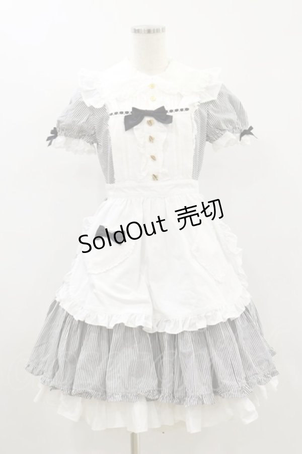 画像1: Angelic Pretty / Secret Wonder tea partyワンピースSET free 黒ｘ白 H-24-08-31-045-AP-OP-AS-ZH (1)