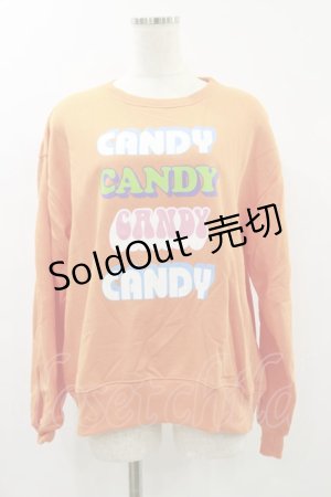 画像: Candy Stripper / CANDY LOGO SWEAT  オレンジ H-24-09-01-066-PU-TO-KB-ZH