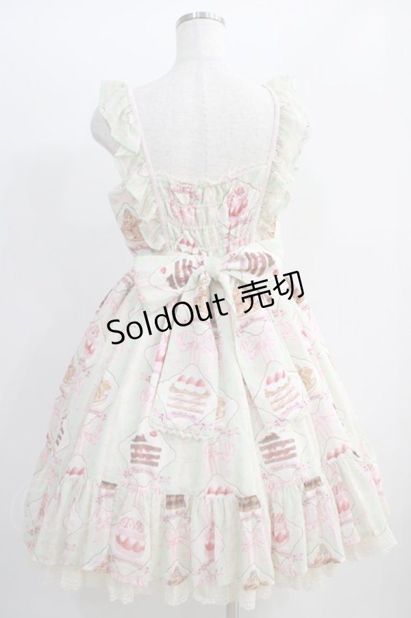 画像3: Angelic Pretty / Petit Patisserieティアードジャンパースカート Free ミント H-24-09-02-1009-AP-OP-NS-ZH (3)