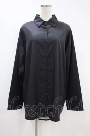 画像: NieR Clothing / BACK DESIGN LONG Y-SHIRT【イライラMAX】  黒 H-24-09-03-1045-PU-BL-KB-ZH