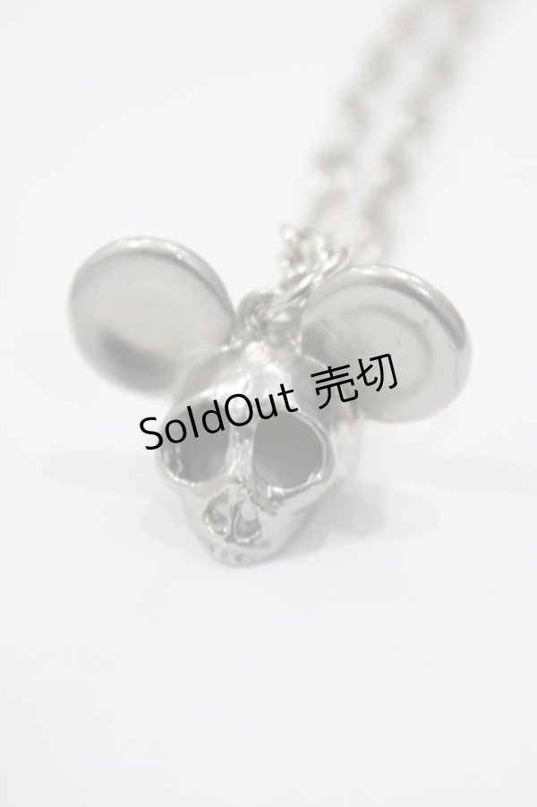 画像1: MILKBOY / DEAD MOUSE NECKLACE  シルバー H-24-09-04-061-MB-AC-KB-ZH (1)