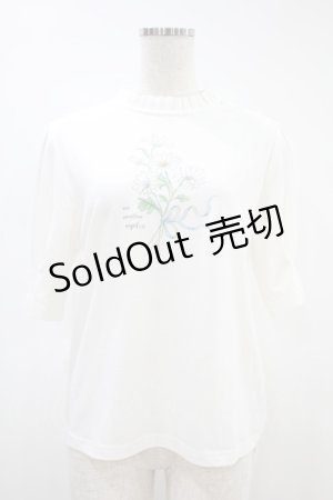 画像: an another angelus / タックスリーブフラワープリントT Free OFF WHITE H-24-09-05-065-CA-BL-NS-ZH