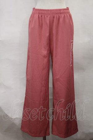 画像: NieR Clothing / ロゴ刺繍入り PINK WIDE PANTS  ピンク H-24-09-05-1036-PU-PA-KB-ZH