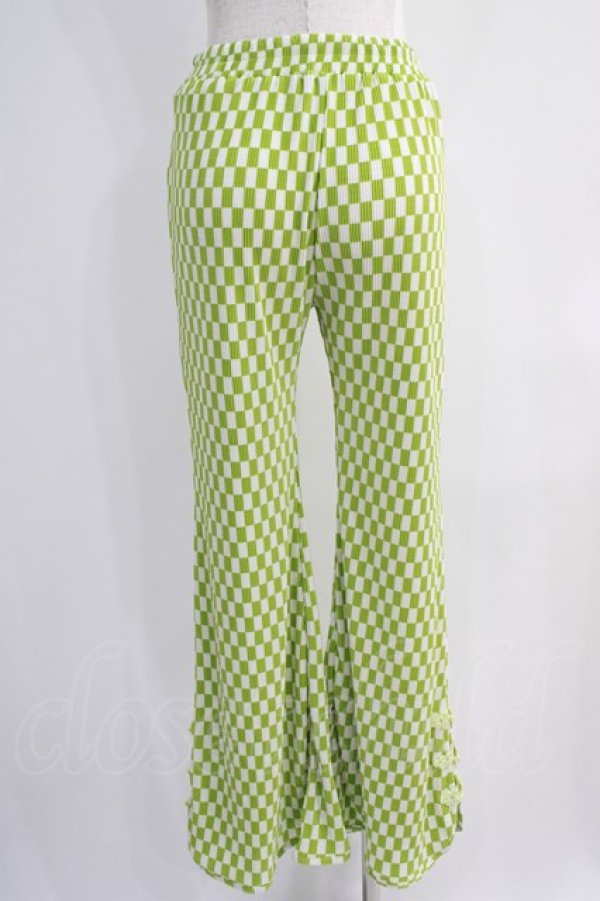 画像3: Candy Stripper / EASY FLARE CHINA PANTS  ライトグリーン H-24-09-06-046-PU-PA-KB-ZH (3)