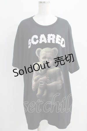 画像: MILKBOY / SCARED BOY TEE XXL 黒 H-24-09-06-080-MB-TO-KB-ZH