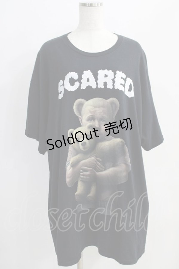 画像1: MILKBOY / SCARED BOY TEE XXL 黒 H-24-09-06-080-MB-TO-KB-ZH (1)