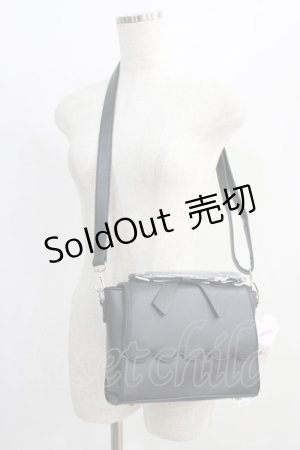 画像: Ank Rouge / スカラップ3WAY BAG  ブラック H-24-09-09-008-CA-BG-NS-ZH