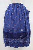 画像1: Jane Marple / Dance With Roses Jacquard Apron Skirt M ネイビー H-24-09-10-1026-JM-SK-KB-ZH (1)