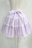 画像3: Angelic Pretty / ギンガムチェック3段ティアードスカート Free ラベンダー H-24-09-11-1042-AP-SK-NS-ZH (3)