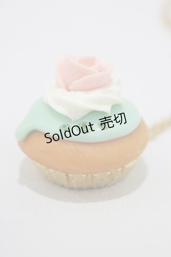 画像1: Q-pot. / Rose CupCake　ネックレス  ミント H-24-09-11-1007-QP-AC-NS-ZH (1)