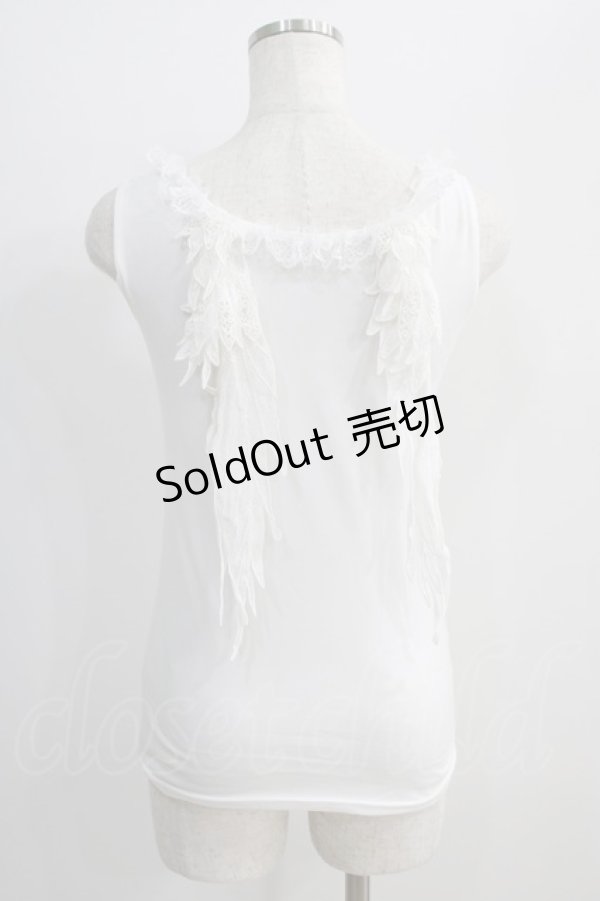 画像3: MRcorset / WINGS TANK TOP Free ホワイト H-24-09-11-1083-GO-TO-NS-ZH (3)