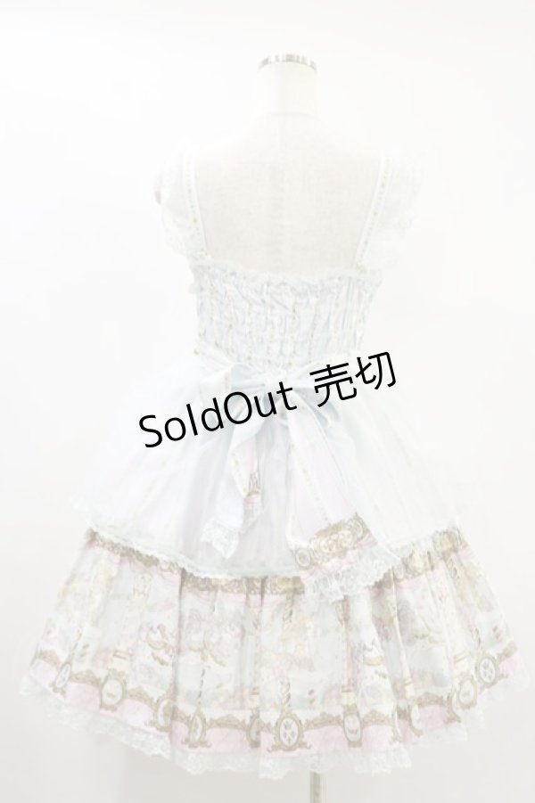 画像2: Angelic Pretty / Day Dream Carnivalティアードジャンパースカート Free サックス H-24-09-12-073-AP-OP-NS-ZH (2)