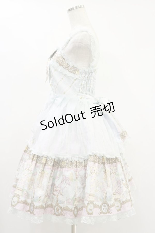 画像3: Angelic Pretty / Day Dream Carnivalティアードジャンパースカート Free サックス H-24-09-12-073-AP-OP-NS-ZH (3)