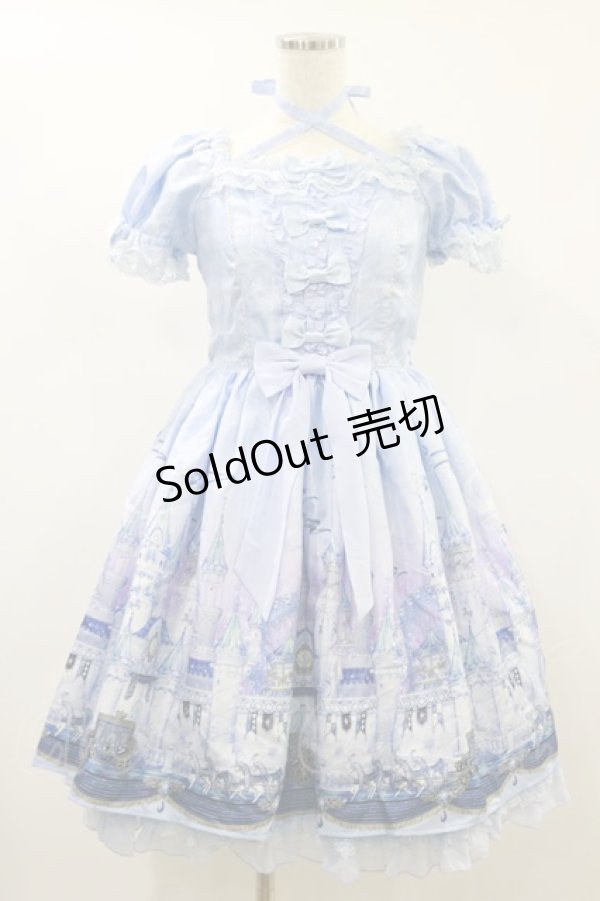 画像1: Angelic Pretty / Castle Mirageワンピース Free サックス H-24-09-12-074-AP-OP-NS-ZH (1)