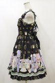 画像3: Angelic Pretty / Charlotte's Bearジャンパースカート Free ブラック H-24-09-12-079-AP-OP-NS-ZH (3)