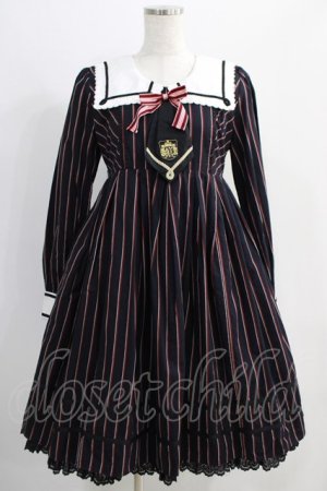 画像: Angelic Pretty / Universityワンピース Free ブラック H-24-09-14-009-AP-OP-NS-ZH