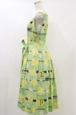 画像3: Jane Marple / Jolies broderies square dress  citron green H-24-09-15-020-JM-OP-KB-ZT096 (3)