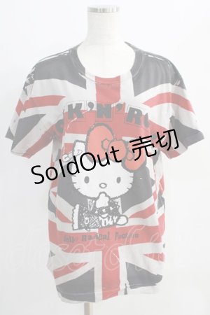 画像: RNA / Hello KittyコラボTシャツ  グレー H-24-09-16-1067-PU-TO-KB-ZH