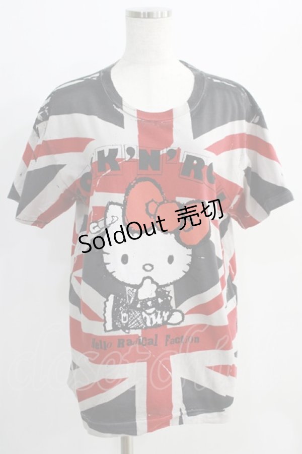 画像1: RNA / Hello KittyコラボTシャツ  グレー H-24-09-16-1067-PU-TO-KB-ZH (1)