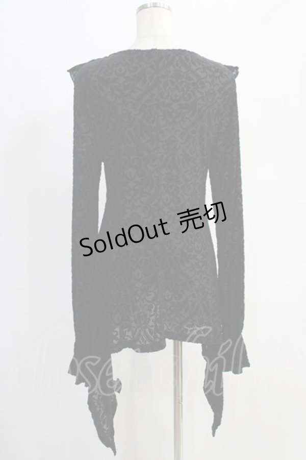 画像3: KILL STAR / MIA POET BLOUSE L ブラック H-24-09-20-077-SL-BL-KB-ZH (3)