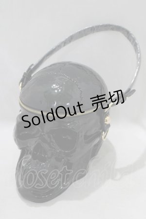 画像: KILLSTAR / Grave Digger Skull Handbag  ブラック H-24-09-20-002-PU-BG-KB-ZH