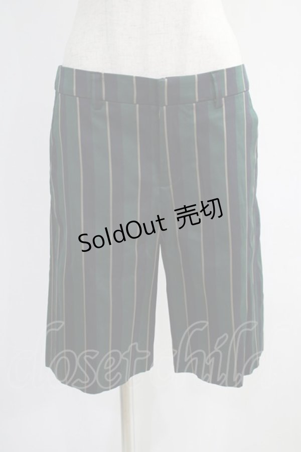 画像1: Jane Marple / Regimental stripe Boy's pants M グリーン H-24-09-23-038-JM-PA-KB-ZH (1)