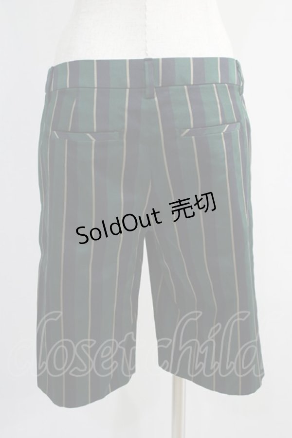 画像3: Jane Marple / Regimental stripe Boy's pants M グリーン H-24-09-23-038-JM-PA-KB-ZH (3)