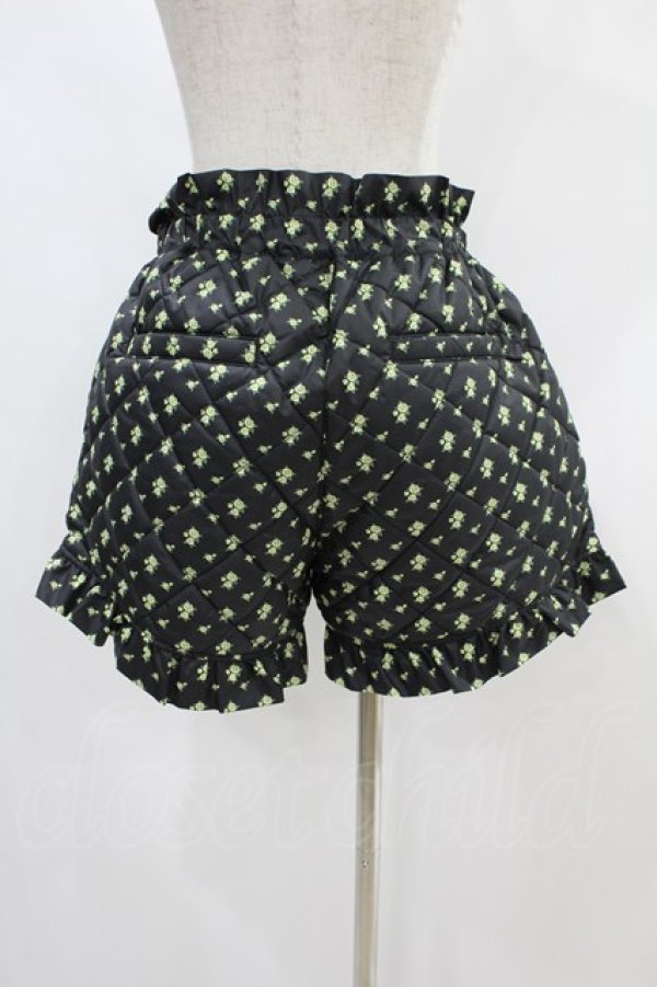 画像2: Candy Stripper / TINY ROSE QUILTING SHORTS 2 ブラック H-24-09-23-1048-PU-PA-KB-ZH (2)