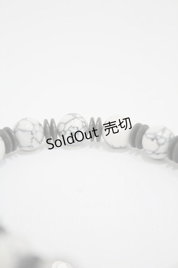 画像2: NieR Clothing / STONE BRACELET   H-24-09-24-1035-PU-AC-KB-ZT271 (2)