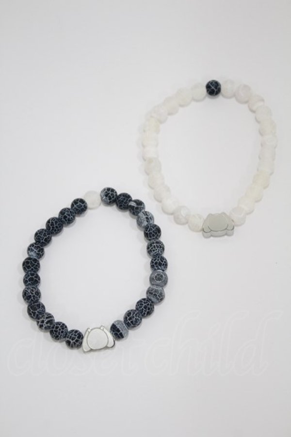 画像1: NieR Clothing / STONE BRACELET   H-24-09-24-1036-PU-AC-KB-ZT271 (1)