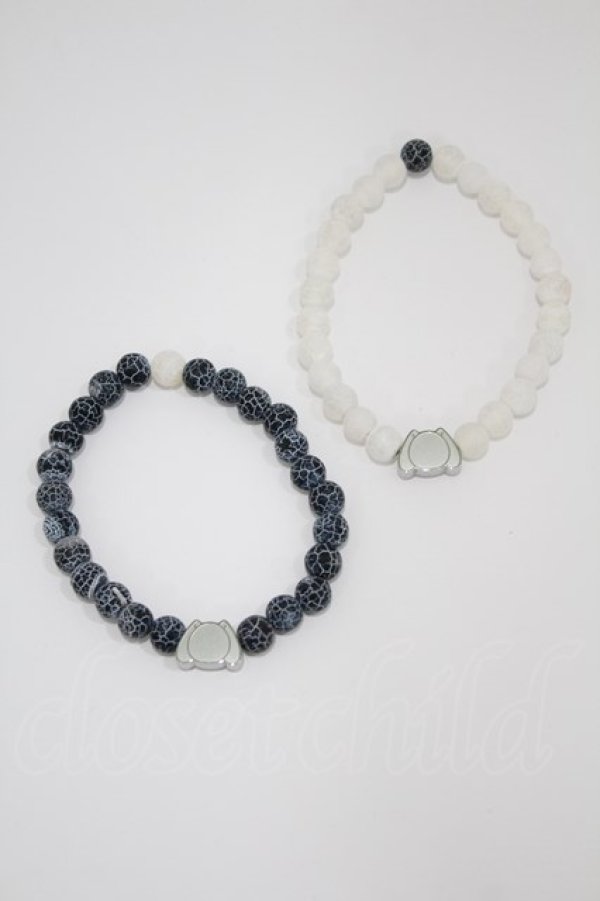 画像1: NieR Clothing / STONE BRACELET   H-24-09-24-1039-PU-AC-KB-ZT271 (1)