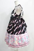 画像2: Angelic Pretty / MELODY TOYSハイウエストジャンパースカート Free ブラック H-24-09-24-010-AP-OP-NS-ZH (2)