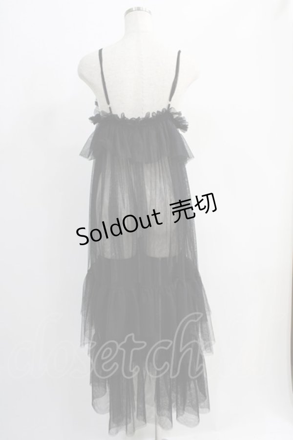 画像3: Candy Stripper / FASCINATION TULLE DRESS  ブラック H-24-09-27-036-PU-OP-KB-ZT100 (3)