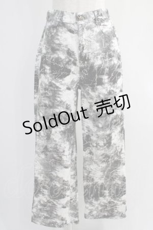 画像: NieR Clothing / METALLIC CRASH PANTS  ホワイトベース H-24-09-27-053-PU-PA-KB-ZH