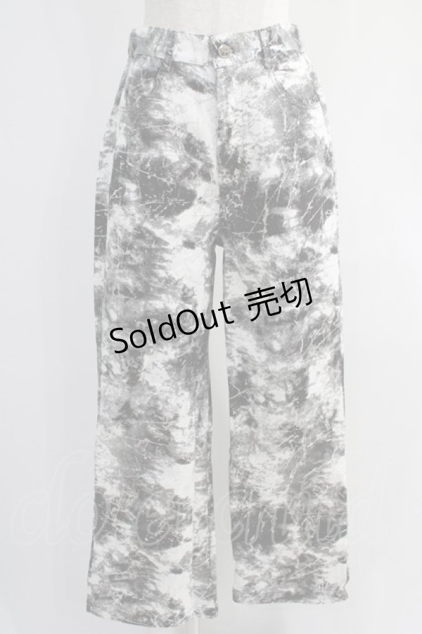 画像1: NieR Clothing / METALLIC CRASH PANTS  ホワイトベース H-24-09-27-053-PU-PA-KB-ZH (1)