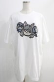 画像1: NieR Clothing / プリント半袖CUTSEW XL 白 H-24-09-27-068-PU-TO-KB-ZT075 (1)