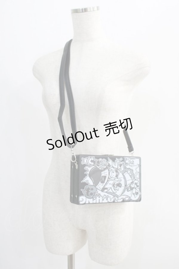 画像4: NieR Clothing / NieR COMIC MINI SHOULDER BAG  ブラック H-24-09-27-001-PU-BG-KB-ZH (4)