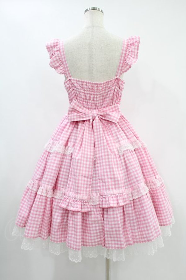 画像2: Angelic Pretty / マーガレットドールジャンパースカート Free ピンク H-24-09-28-011-AP-OP-NS-ZH (2)