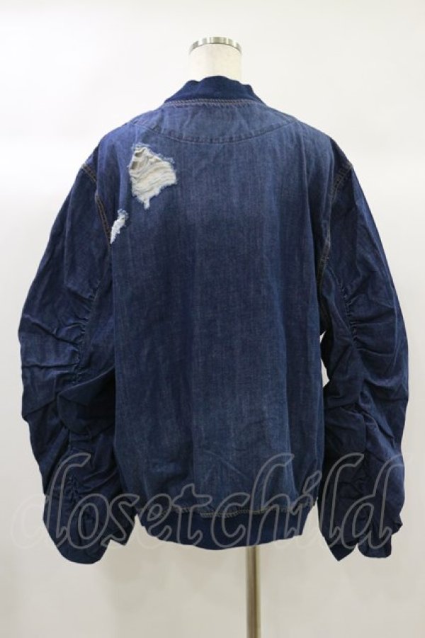 画像2: Candy Stripper / CANDY PATCHWORK DENIM BLOUSON 2 インディゴ H-24-09-29-047-PU-JA-KB-ZH (2)