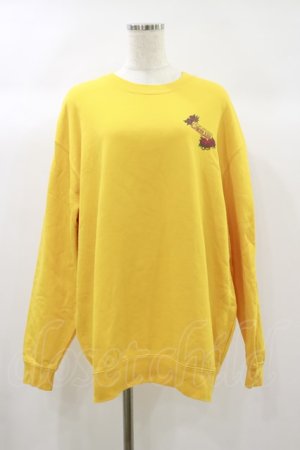 画像: Candy Stripper / TIE DYE DEAD BEAR SWEAT 2 GOLD YELLOW H-24-09-29-043-PU-TO-KB-ZH