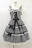 画像1: Angelic Pretty / マーガレットドールジャンパースカート Free ブラック H-24-09-30-065-AP-OP-NS-ZH (1)